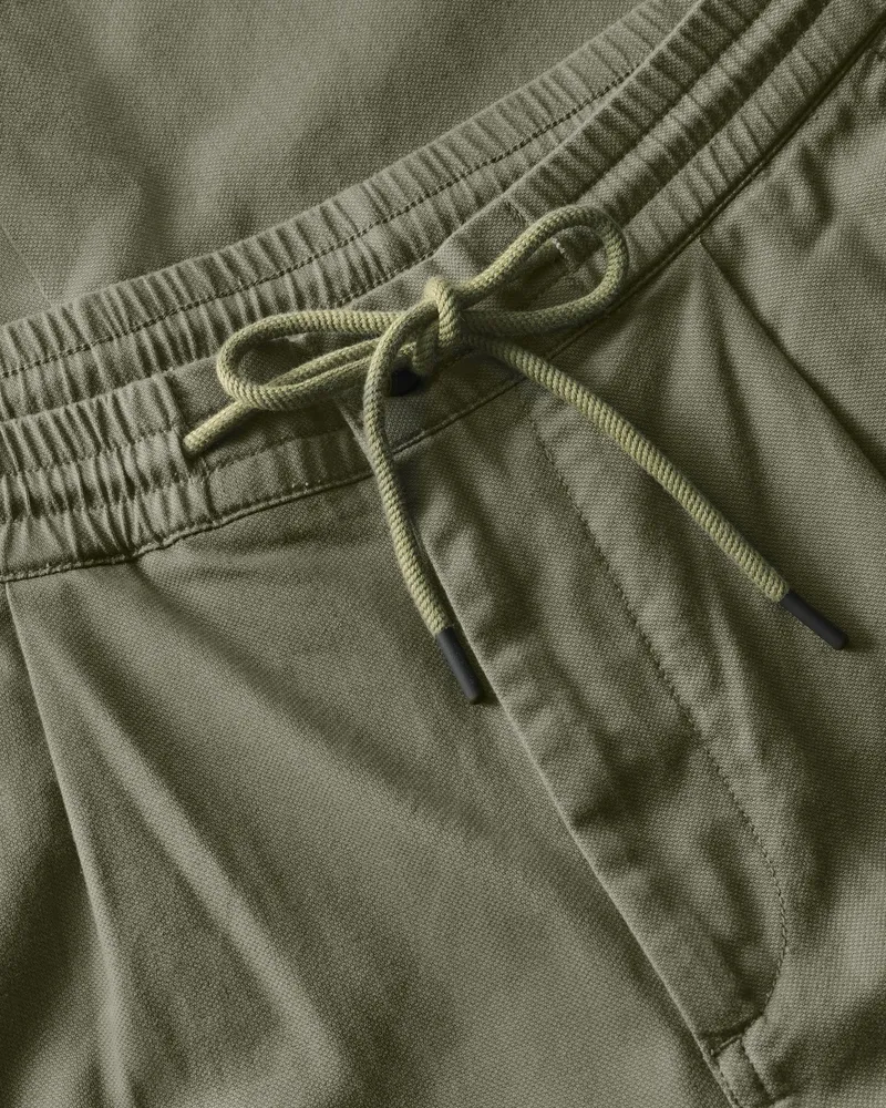KnowledgeCotton Apparel KnowledgeCotton Apparel Herren vegan Hose Fig Comfort Canvas Burned Olive, Grün, – Produktbild 1 von 2