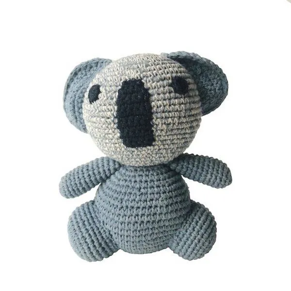 Luna-Leena Luna-Leena Koala Kuscheltier – handgehäkelt aus Bio-Baumwolle – Produktbild 1 von 3