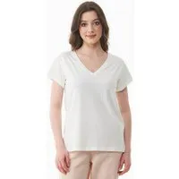 ORGANICATION ORGANICATION T-Shirt aus TENCEL Modal und Bio-Baumwolle, Off white, – Produktbild 1 von 1