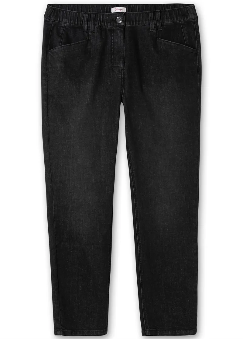 sheego Jeans black denim, Black denim, – Produktbild 1 von 2