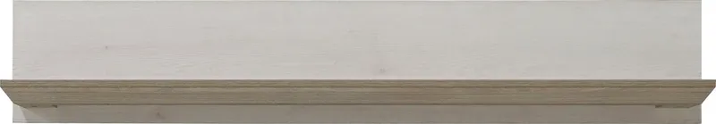 FORTE Wandregal Iloppa, Breite 145 und 205 cm, Weiß, – Produktbild 2 von 5
