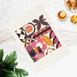 PepMelon Frühling Bauhaus Design Bio-Baumwolle Geschirrtuch, 50 x 70 cm – Produktbild 1 von 1