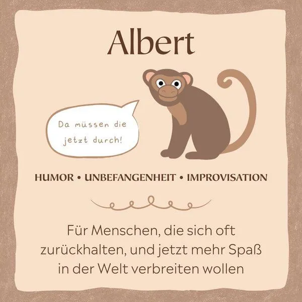 LIGARTI Bestickte Cap – Albert der Affe – LIGARTI Tiermanufaktur, Schwarz, – Produktbild 3 von 4