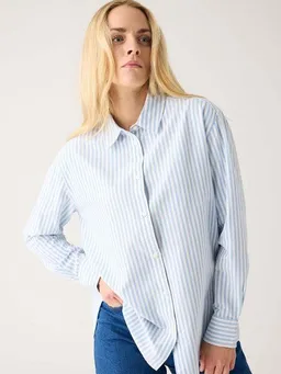 KnowledgeCotton Apparel KnowledgeCotton Apparel Damen Bluse - Oxford Shirt - aus Baumwolle – Produktbild 1 von 1