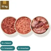 haustierkost.de haustierkost.de Geflügel Paket Hund Frostfutter 15 kg – Produktbild 1 von 1