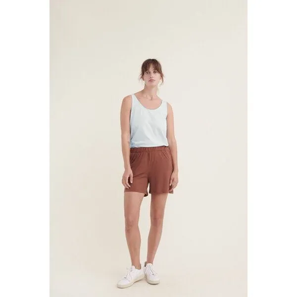 Basic Apparel Basic Apparel Top RIKKE aus Bio-Baumwolle, Blau (celestial blue), – Produktbild 1 von 2