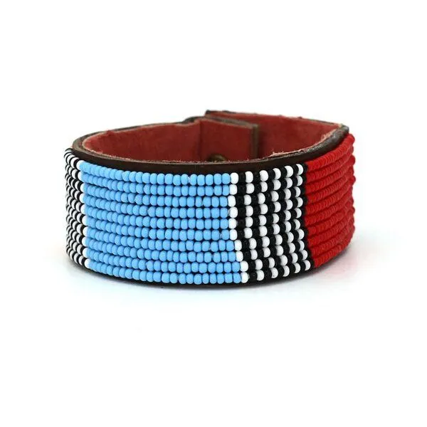 Swahili Coast Swahili Coast Perlenarmband & Armreif - ATLAS, Bunt (rot), – Produktbild 2 von 2