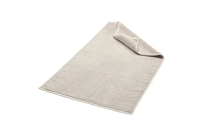 blomus Badematte -TUYO- Duschmatte, Fußmatte für Bad, Duschvorleger aus Baumwolle, 100% Baumwolle, Wohlfühloase, Weich & Saugfähig, extra Komfort, Beige, – Produktbild 3 von 4