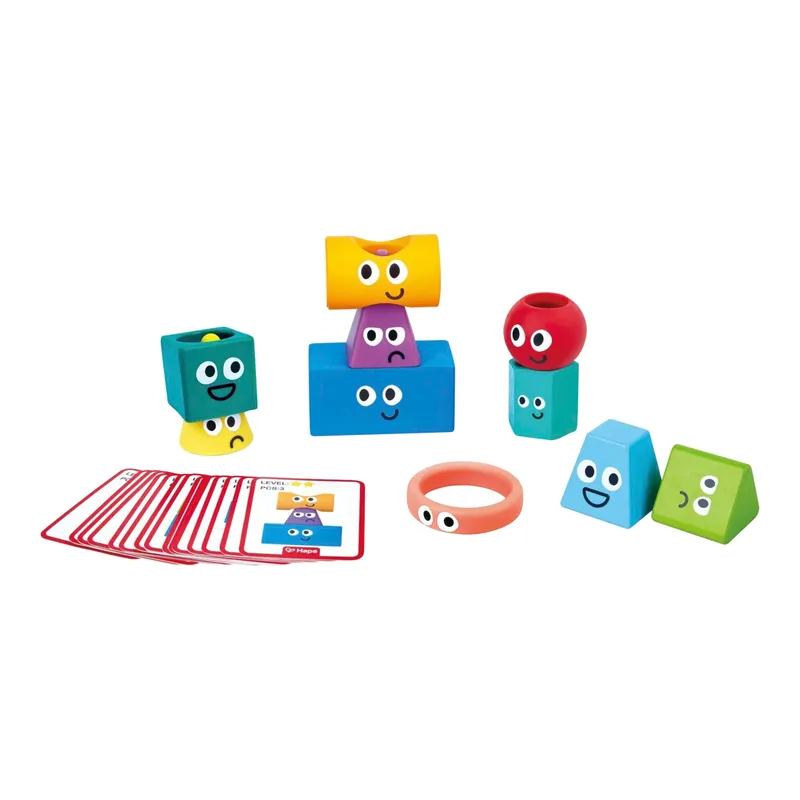 Hape Hape Stapelsteine Montessori, Mehrfarbig, – Produktbild 1 von 3
