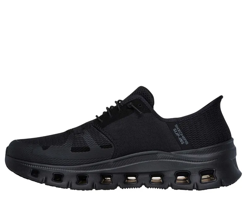 Skechers Skechers GLIDE-STEP PRO OB SR Berufsschuh Herren Slip-On ohne Schnüren Arbeitsschuh Air-Cooled - Memory Foam - Vegan - EN ISO 20347:2022+A1:2024, Schwarz, – Produktbild 4 von 8