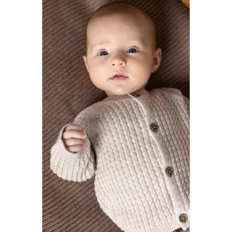 Noppies Noppies Strickjacke, Beige, – Produktbild 2 von 3