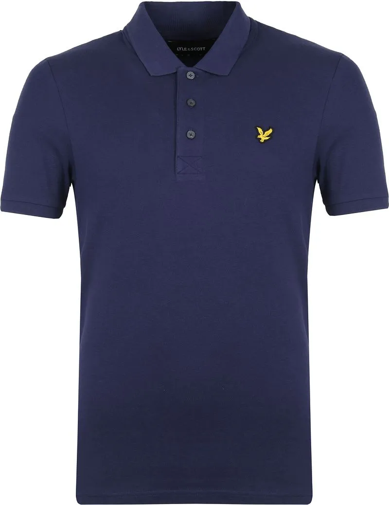Lyle and Scott Lyle and Scott Dunkelblau Poloshirt - Größe M, Dunkelblau, – Produktbild 1 von 5