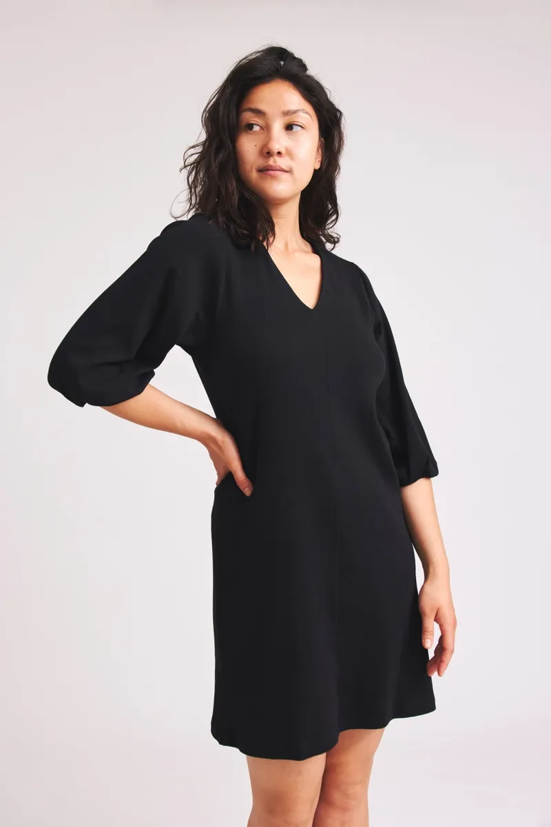 Baìge the Label Baìge the Label Damen vegan Minikleid Bruni, Schwarz, – Produktbild 2 von 3