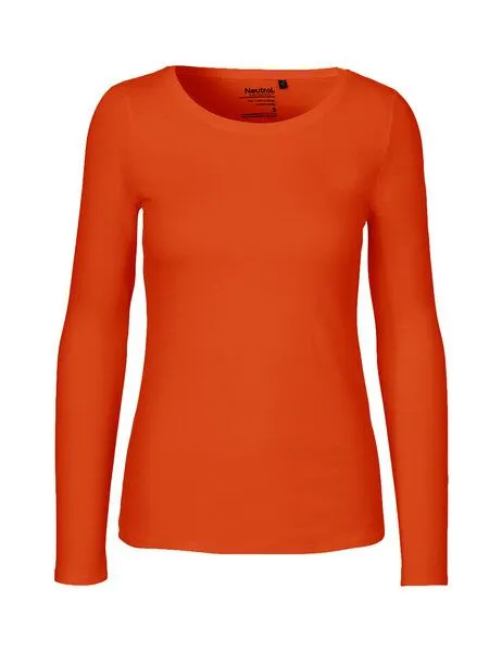 Neutral® - 3FREUNDE Neutral® - 3FREUNDE Frauen Longsleeve, Orange, – Produktbild 1 von 4