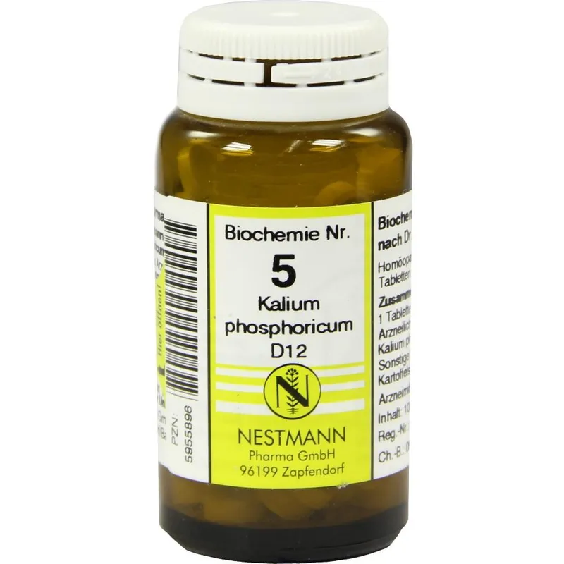 Nestmann Pharma BIOCHEMIE 5 Kalium phosphoricum D 12 Tabletten 100 St Tabletten – Produktbild 1 von 1