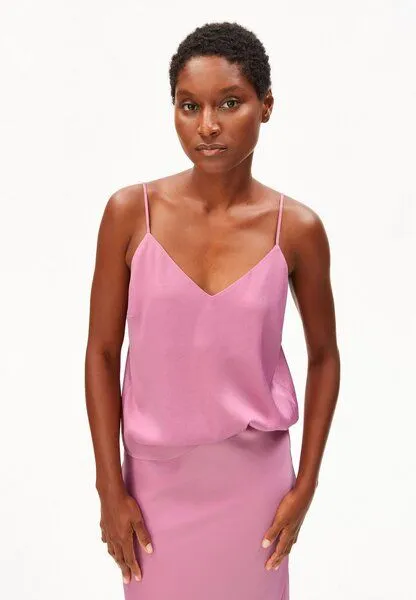 ARMEDANGELS ARMEDANGELS SATIN SPAGHETTI Damen Naia Renew Mix, Washed berry, – Produktbild 1 von 4