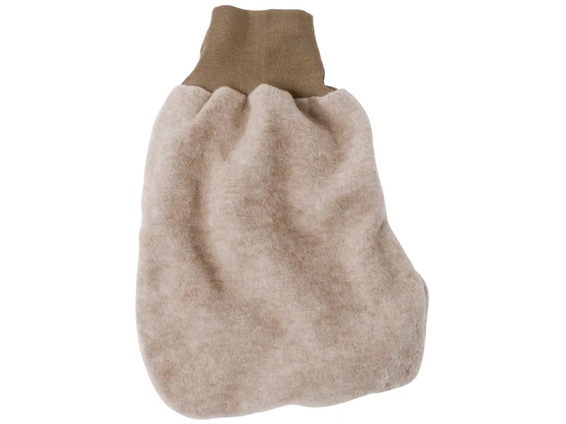 Cosilana Cosilana Strampelsack Wolle-Baumwolle Fleece latte macchiato Länge 50 cm, Braun, – Produktbild 1 von 1