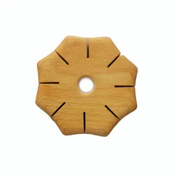 Mitienda Shop Mitienda Shop Knüpfscheibe aus Holz | Spielzeug und Beschäftigung für Kinder – Produktbild 1 von 1