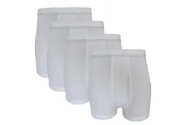 HERMKO Retro Boxer 3942 (Pack, 4er) Bio-Baumwolle Doppelripp Pagen mit Eingriff sehr hoher Leib – Produktbild 1 von 1
