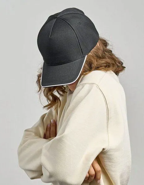 Atlantis Headwear Atlantis Headwear Cap Recy Five Pipe zweifarbig, Grün/weiss, – Produktbild 1 von 2