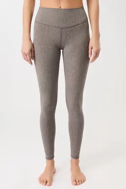 mandala MANDALA Damen vegan Leggings Monoprinted Grau – Produktbild 1 von 1