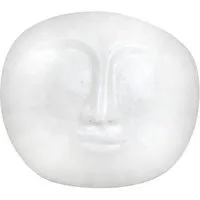 Mitienda Shop Mitienda Shop Blumentopf aus Ton Gesicht Used Lookin verschiedenen Farben und Größen, Weiss, – Produktbild 1 von 1