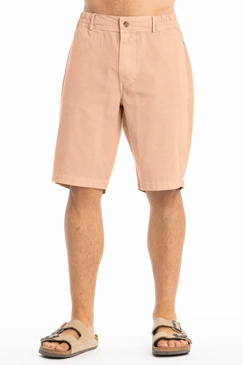 RAVENS VIEW IBIZA RAVENS VIEW IBIZA Herren vegan Shorts Mike Taupe Braun, Hellbraun, – Produktbild 2 von 2