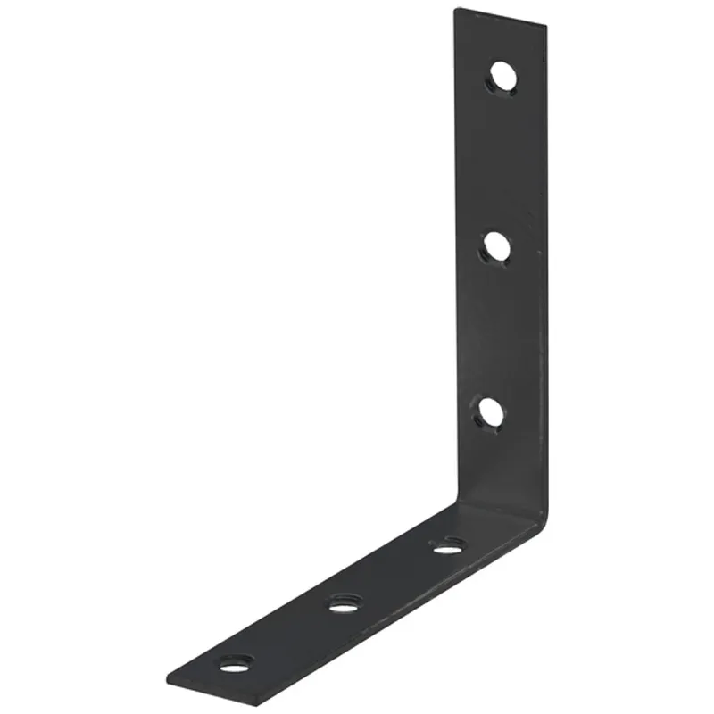 Alberts ALBERTS Stuhlwinkel, verzinkt, schwarz, TxHxB 100x100x19 mm – Produktbild 1 von 1