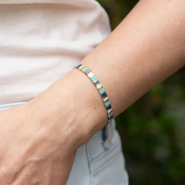 juni juni Türkises Armband Ocean Tonic – Produktbild 3 von 6