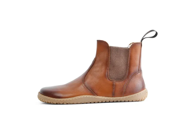 Grand Step Shoes Grand Step Shoes Kim Barefoot Chelsea - dunkelbraun Barfußschuh, Braun, – Produktbild 1 von 5