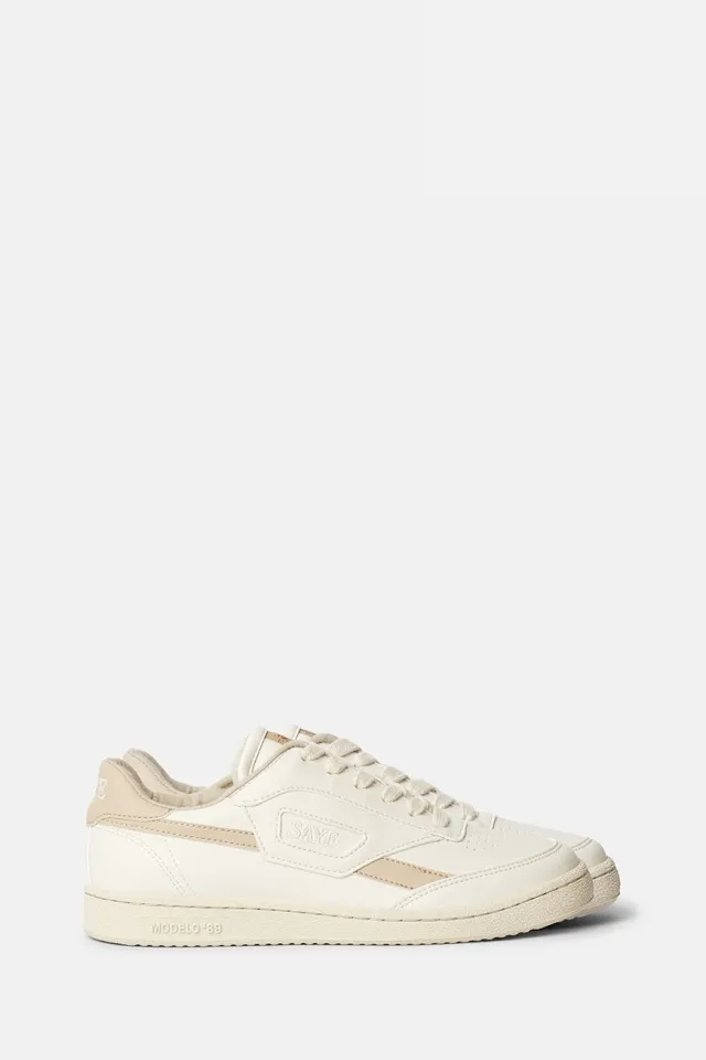 SAYE SAYE Herren vegan Sneaker Modelo '89, Weiß, – Produktbild 2 von 2