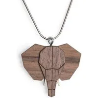 BeWooden BeWooden Halskette Elefant | Kette mit Anhänger aus Holz – Produktbild 1 von 1