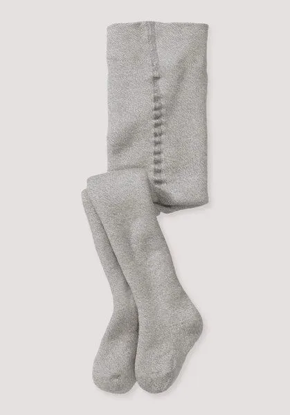 hessnatur hessnatur Plüsch Strumpfhose aus Bio-Baumwolle, Grau, – Produktbild 1 von 2