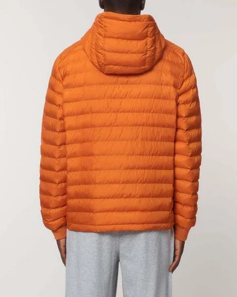 YTWOO YTWOO Herren Steppjacke | komplett aus recycelten Materialen gefertigt, Orange, – Produktbild 3 von 3