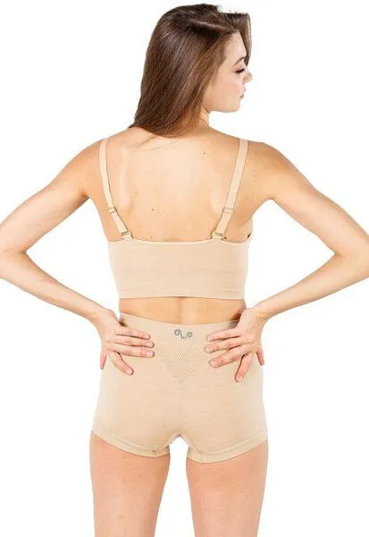Woolona Woolona Merino Seamless Boxershorts - DORA, Ecru, – Produktbild 4 von 4