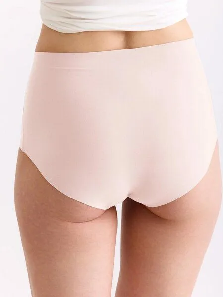 erlich textil erlich textil Light Touch High Waist Slip im 3er Pack aus weichem Modal, made in Europe, Magnolie, – Produktbild 2 von 7