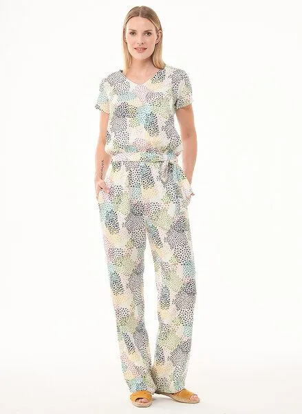 ORGANICATION ORGANICATION Jumpsuit aus TENCEL Lyocell mit Allover-Print, Multi color, – Produktbild 1 von 4