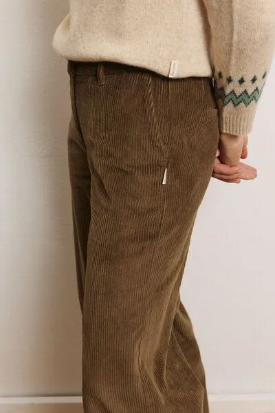 Tranquillo Tranquillo Cordhose Paolaa aus Biobaumwolle, Taupe, – Produktbild 6 von 7