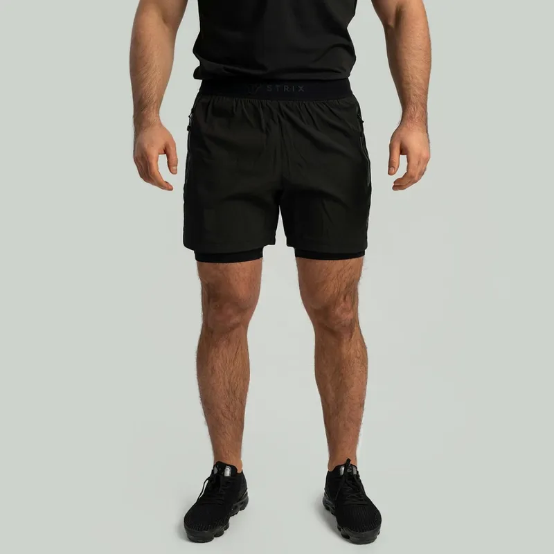 GymBeam OG1 STRIX 2in1-Shorts in Black L – Produktbild 1 von 1