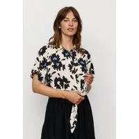 recolution Recolution Damen vegan Bluse Ocra Bloom Electric Blue – Produktbild 1 von 1