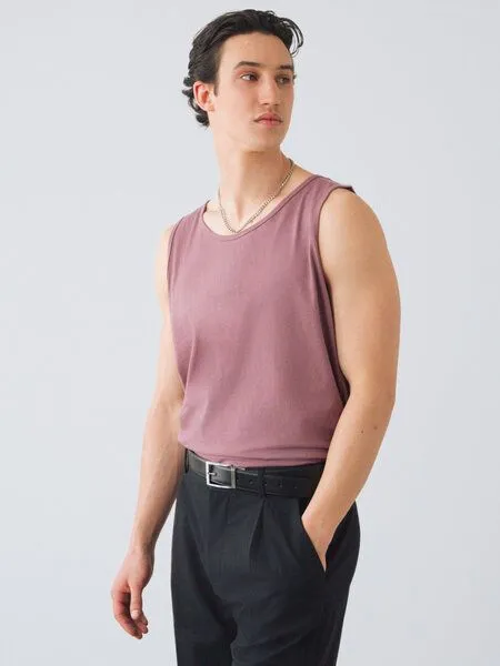 Honest Basics Honest Basics Herren Muskeltank aus Bio- und recycelter Baumwolle, Ember, – Produktbild 1 von 3