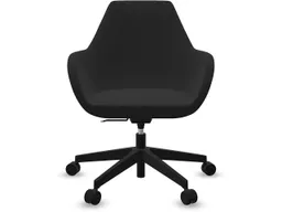 profim profim Bürodrehstuhl "FAN" mit Wippmechanik und Fußkreuz, schwarz, Stoff: schwarz – Produktbild 1 von 1