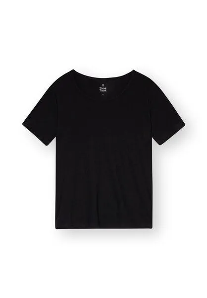 THOKKTHOKK ThokkThokk Damen T-Shirt TT64 aus Bio-Baumwolle, Black (schwarz), – Produktbild 3 von 4