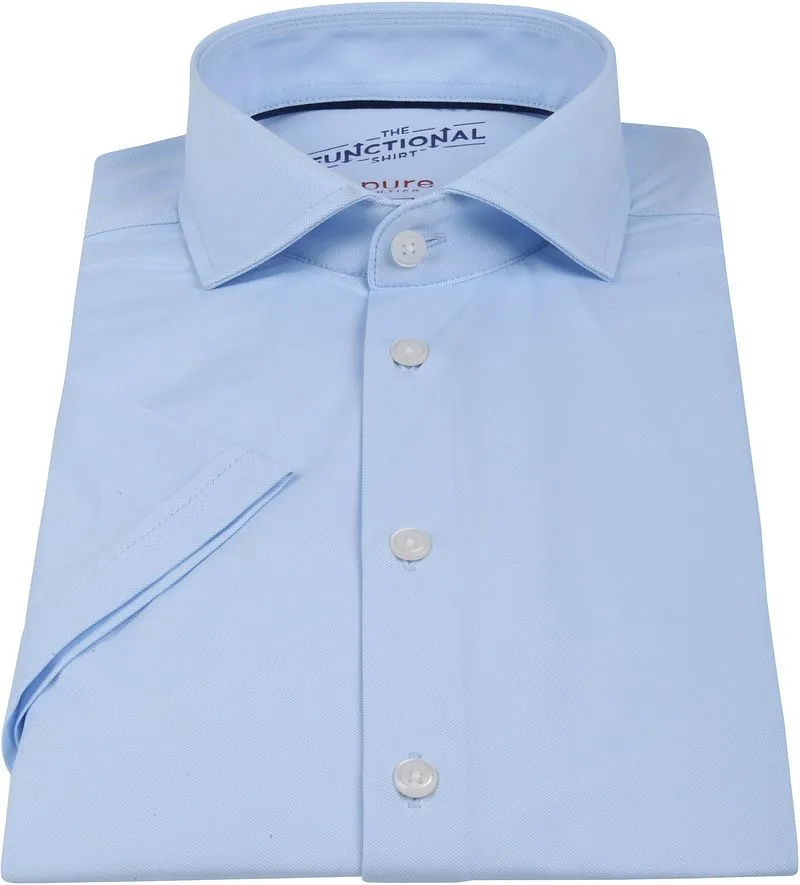 Pure Pure The Functional Shirt KA Blau - Größe 41 (L), Hellblau, – Produktbild 4 von 4
