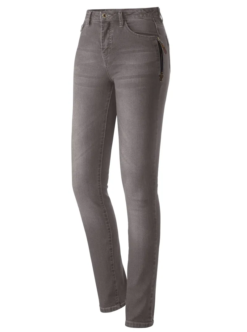 Witt 5-Pocket-Jeans taupe-denim, Taupe-denim, – Produktbild 1 von 1