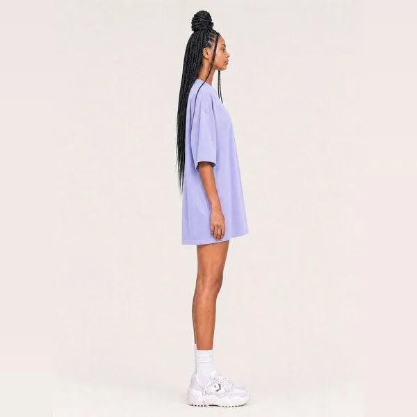 hey hey studios hey hey studios Damen Oversize T-Shirt „Essential Lilac Dream“ aus Bio-Baumwolle, Lila, – Produktbild 2 von 2