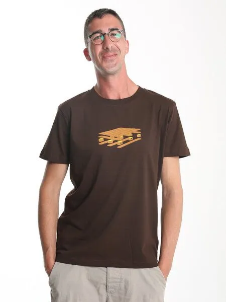 T-Shirtladen-Marktstrasse T-Shirtladen-Marktstrasse GmbH Palette braun Boy-T-Shirt – Produktbild 1 von 3