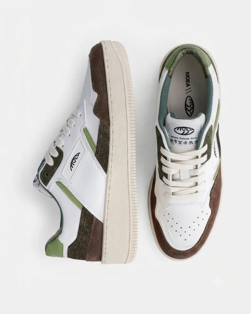 MoEa MoEa Herren vegan Sneaker Origin Palm Grün Kombi, Grün, – Produktbild 1 von 2