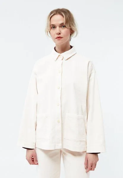 Givn Berlin Givn Berlin Cordjacke GBCHARLIE aus Bio-Baumwolle, Snow white (cord), – Produktbild 2 von 4