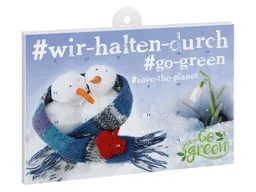 Vollmilch-Adventskalender mit kompostierbarem Inlay inkl. Druck, DIN A5 – Produktbild 1 von 1